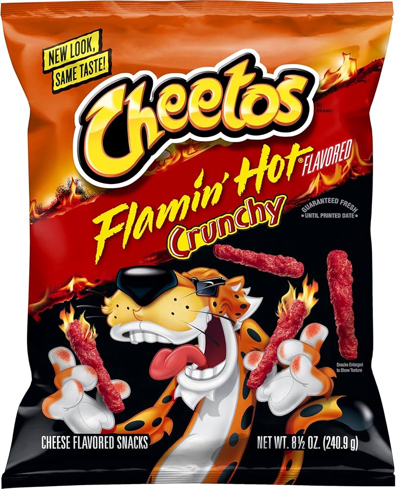 Cheetos Flaming Hot Crunchy (Medium)