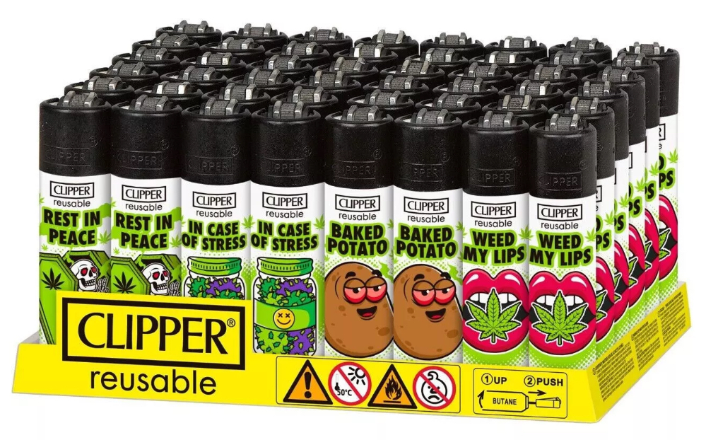 Clipper Lighter Multi Design  (48 pcs)