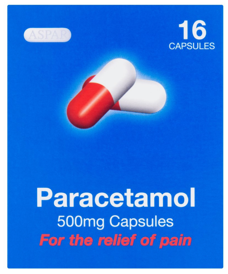 Aspar Paracetamol 500mg Tablets (12*16)