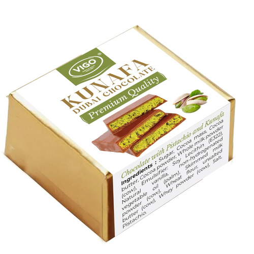 VIGO Dubai Kunafa Chocolate 50gms
