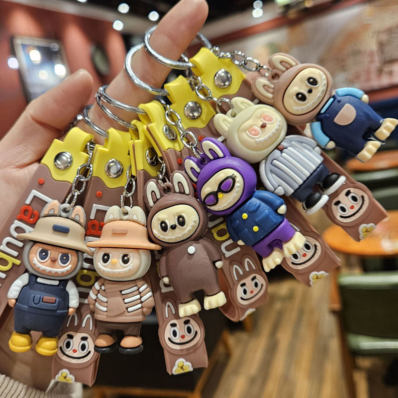 Cartoon Labubu Keychain Pendants (Pack of 12pcs)